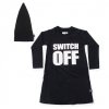  NUNUNU girl lounge set "Switch off" black