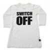 NUNUNU girl lounge set "Switch off" white night gown