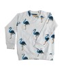HUGO LOVES TIKI sweatshirt Blue flamingo