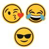 leichter Rucksack militärgrün Schule Anstecker Emoji