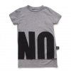 NUNUNU t-shirt No! 2 lenghts heather grey