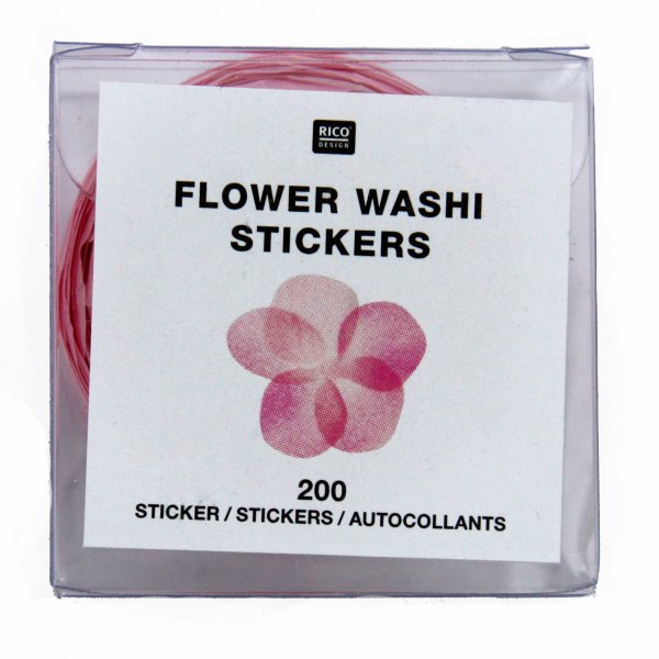 RICO DESIGN Washi Tape Sakura - 200 einzelne Blüten (Kirsche)