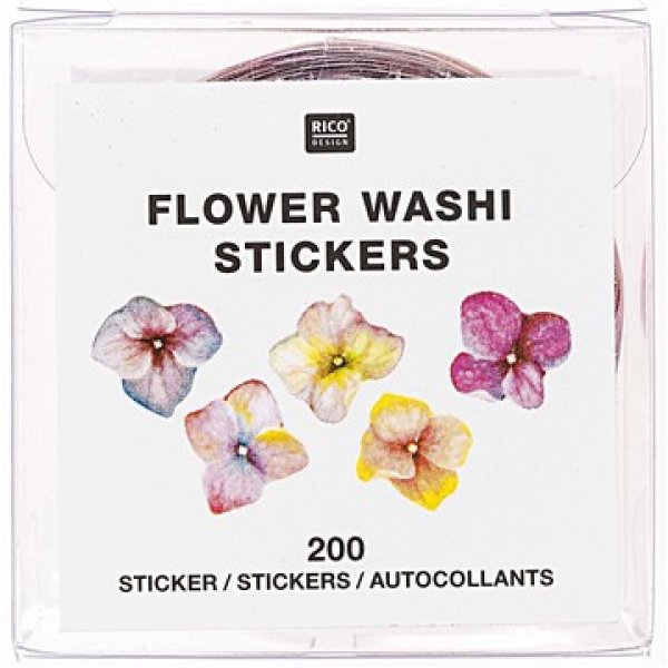 Blumensticker Washi Tape