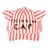   BEAU LOVES thinking cap with ears Red striped